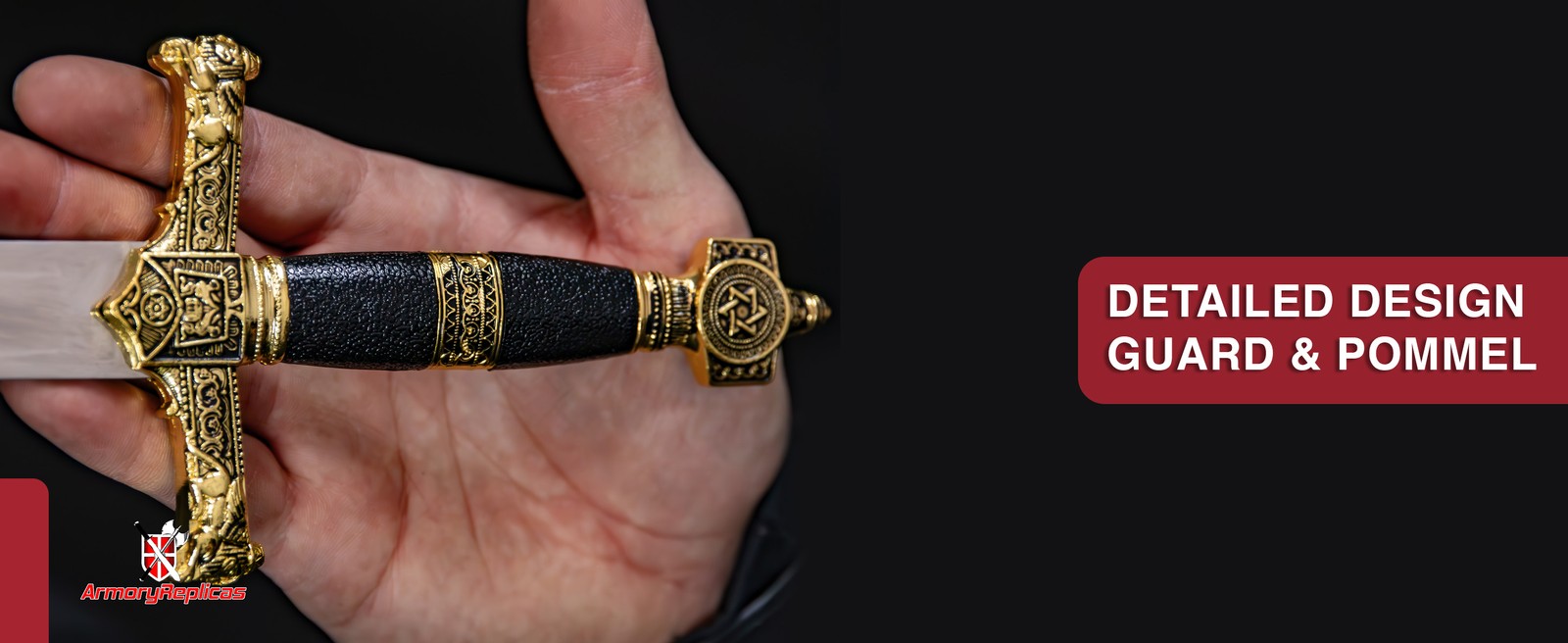 KING SOLOMON MEDIEVAL TEMPLAR CRUSADER REPLICA DAGGER – Historical Collection