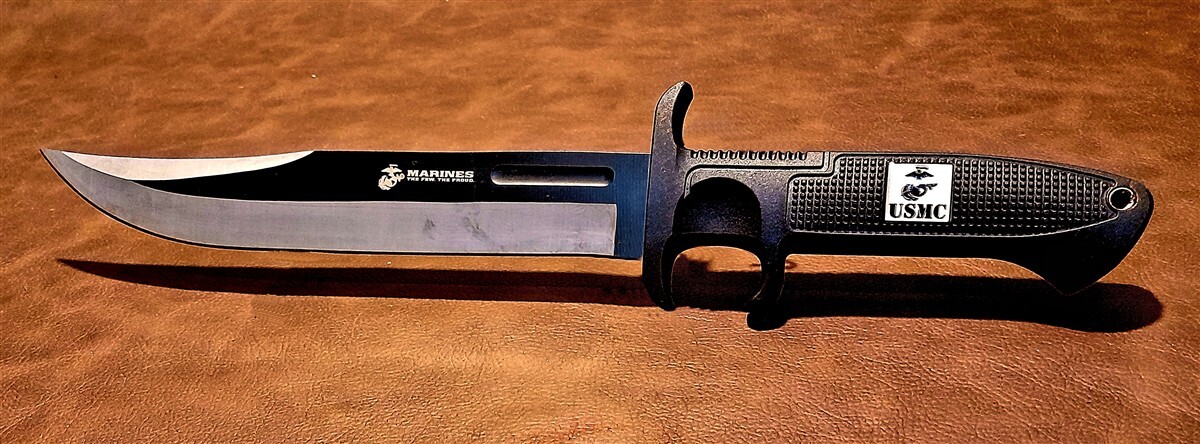 USMC Survivor’s Edge 13 1/2″ Ultimate Mission Fixed Blade Knife w/Sheath