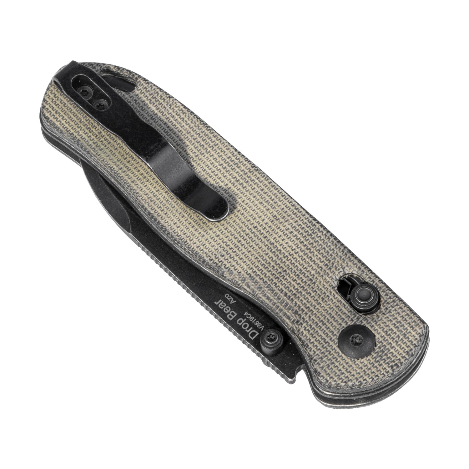 Kizer Drop Bear EDC Pocket Knife 154CM Steel Green Micarta Handle V3619C4