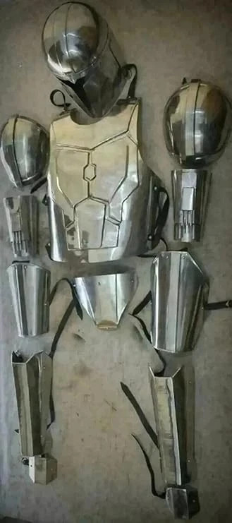 Mandalorian-Beskar-Armor Mando Fighting Armor Suit LARP Mandalorian Costume