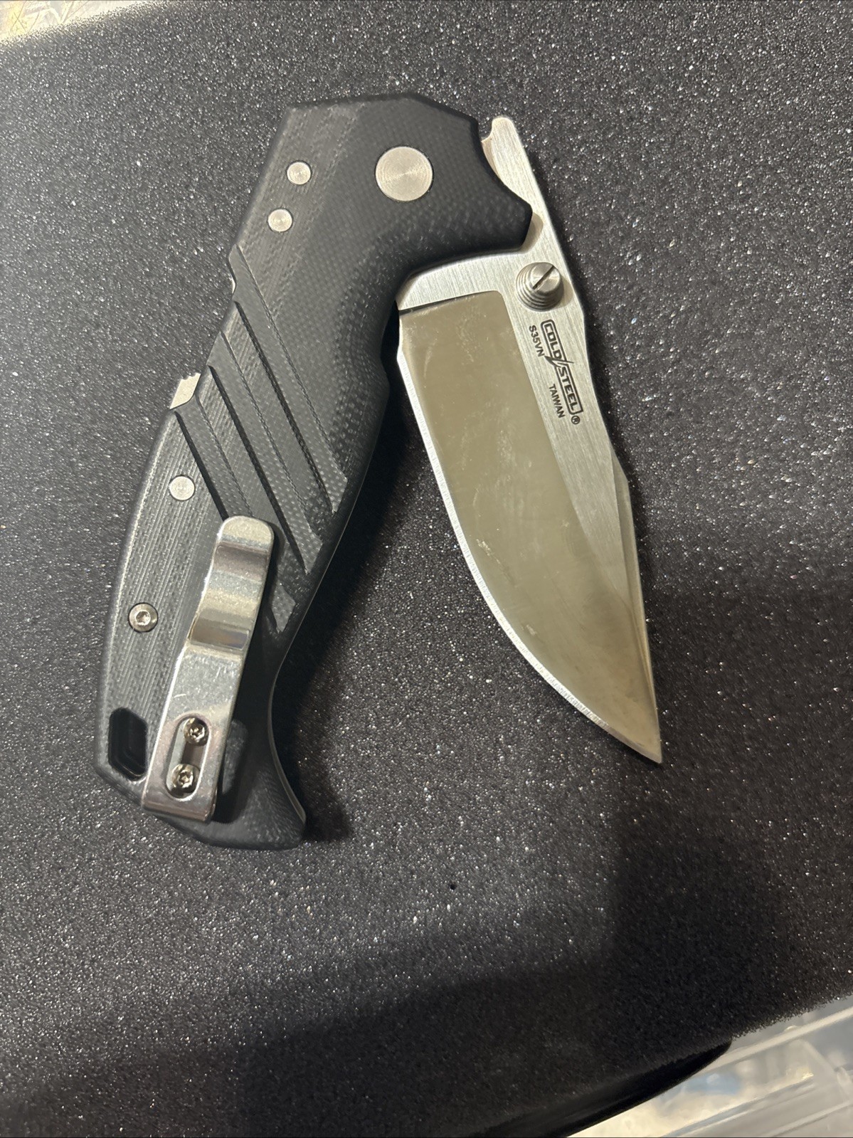 Cold Steel Engage Folding Knife 3.5″ CPM-S35VN Steel Blade G-10 Handle
