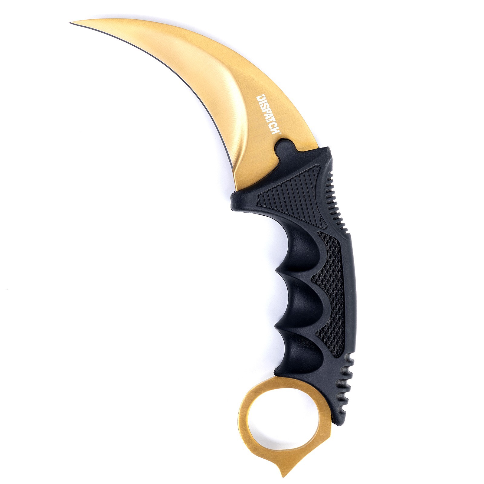 7.5″ Military Combat Tactical Karambit Fixed Blade Neck Knife withSheath Black