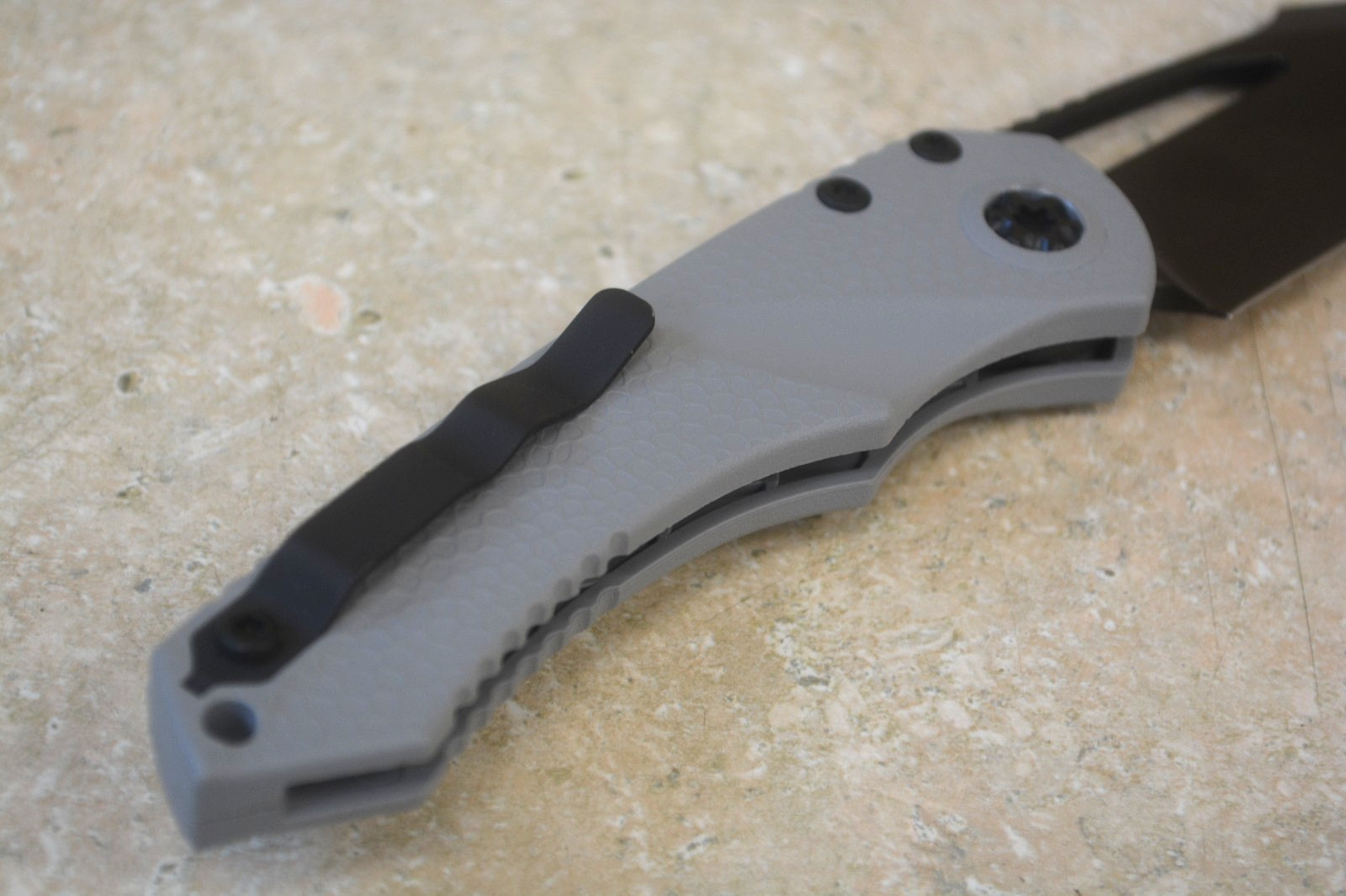 Heretic Knives Mini Pariah Manual Gray Tanto H053-4A-GRY *New* FREE SHIPPING