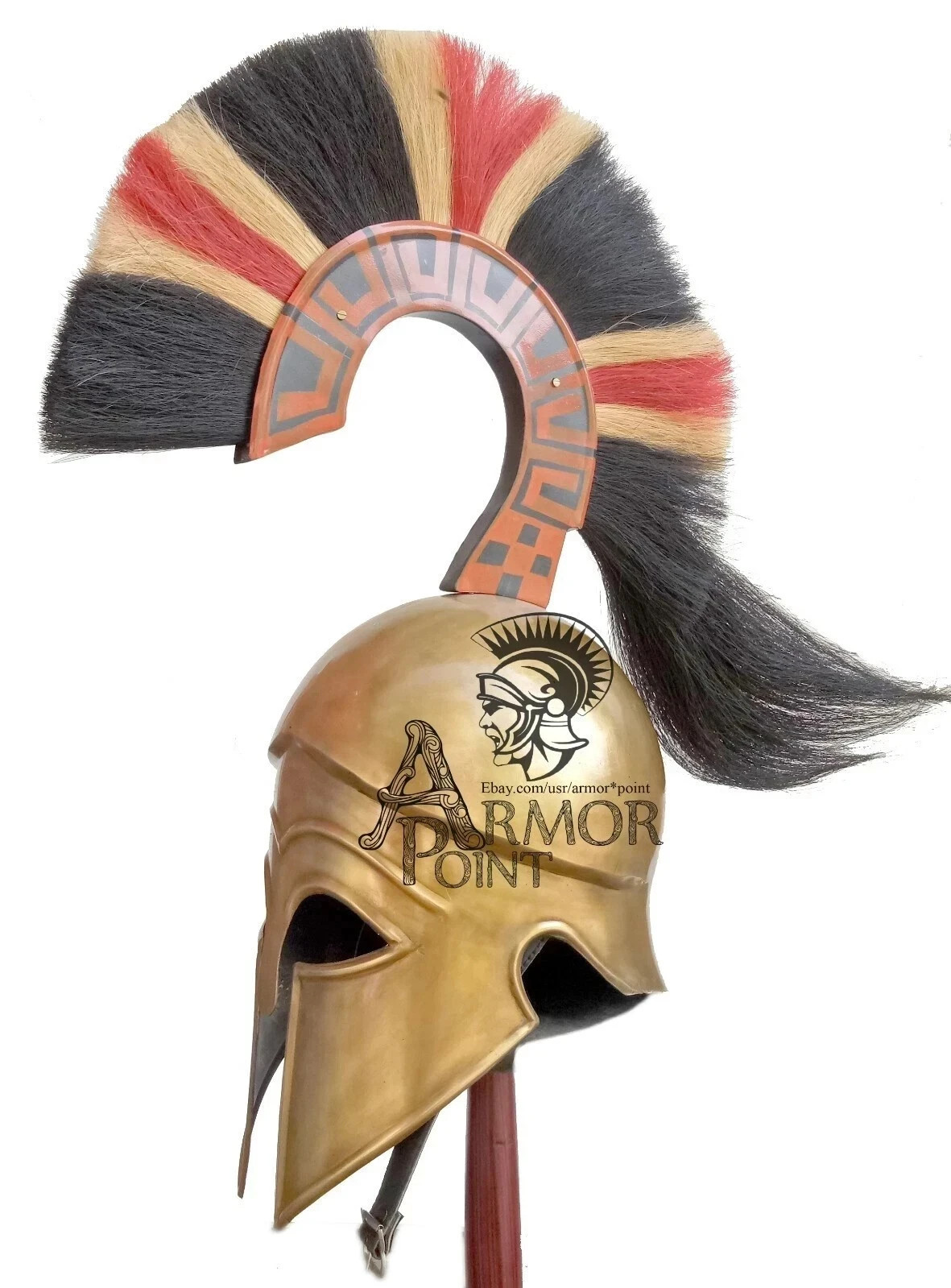 Medieval 18GA Greek Corinthian Helmet Knight SCA LARP Re-Enactment Armor Helmet