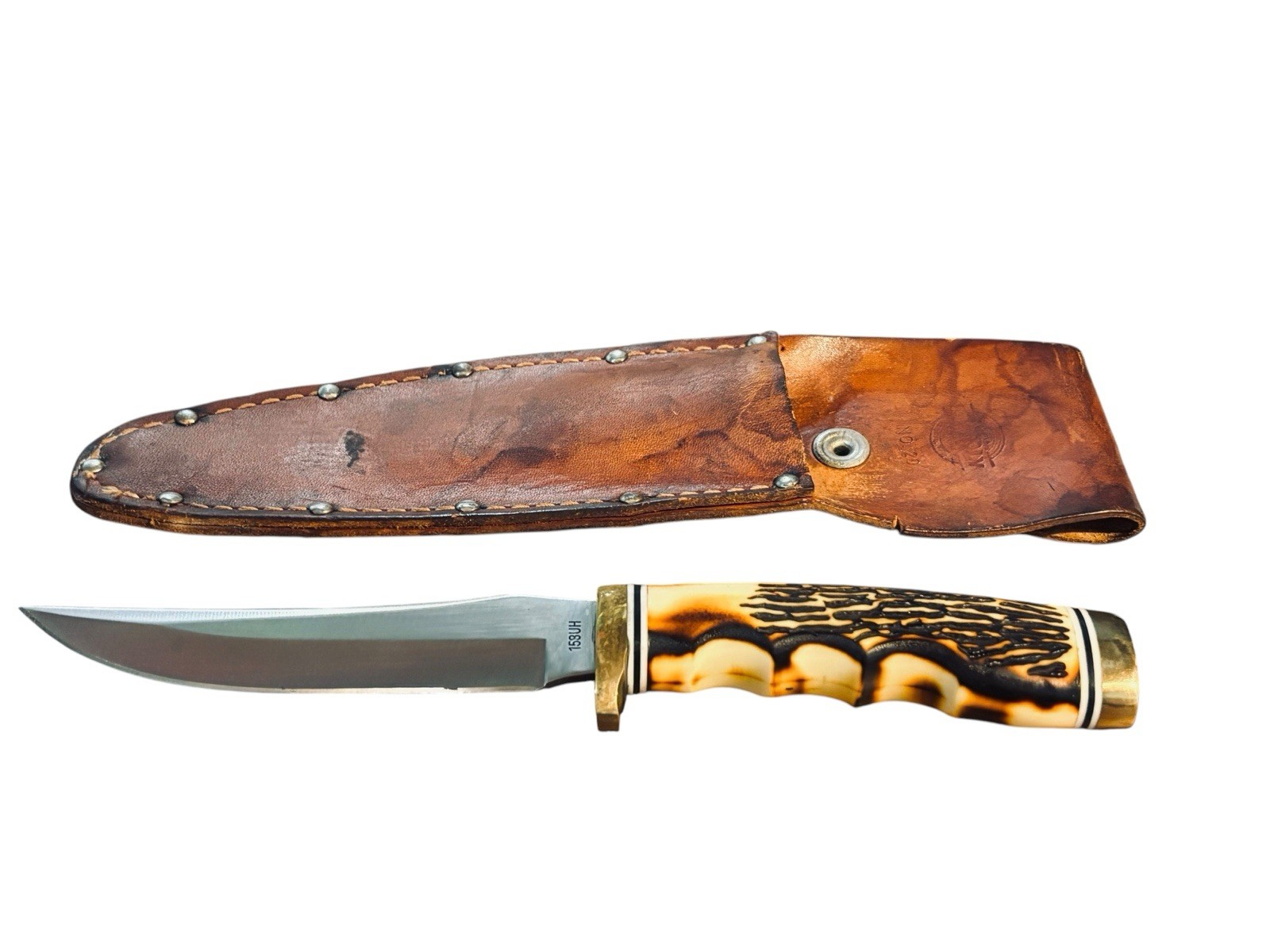 Schrade Uncle Henry 153UH Golden Spike Rat Tail Tang Fixed Blade Knife