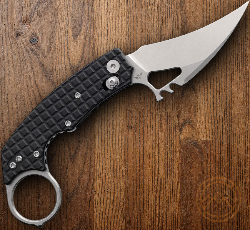 Ameight Knives MK-2 Folding Knife 3″ 14C28N Sandvik Steel Blade Aluminum Handle