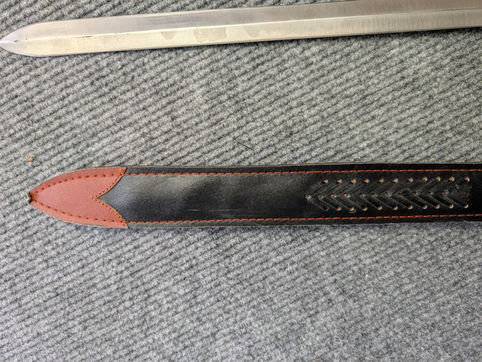 Vintage Fantasy Short Sword Brass Guard With Sheath 20″ Decorative Blade