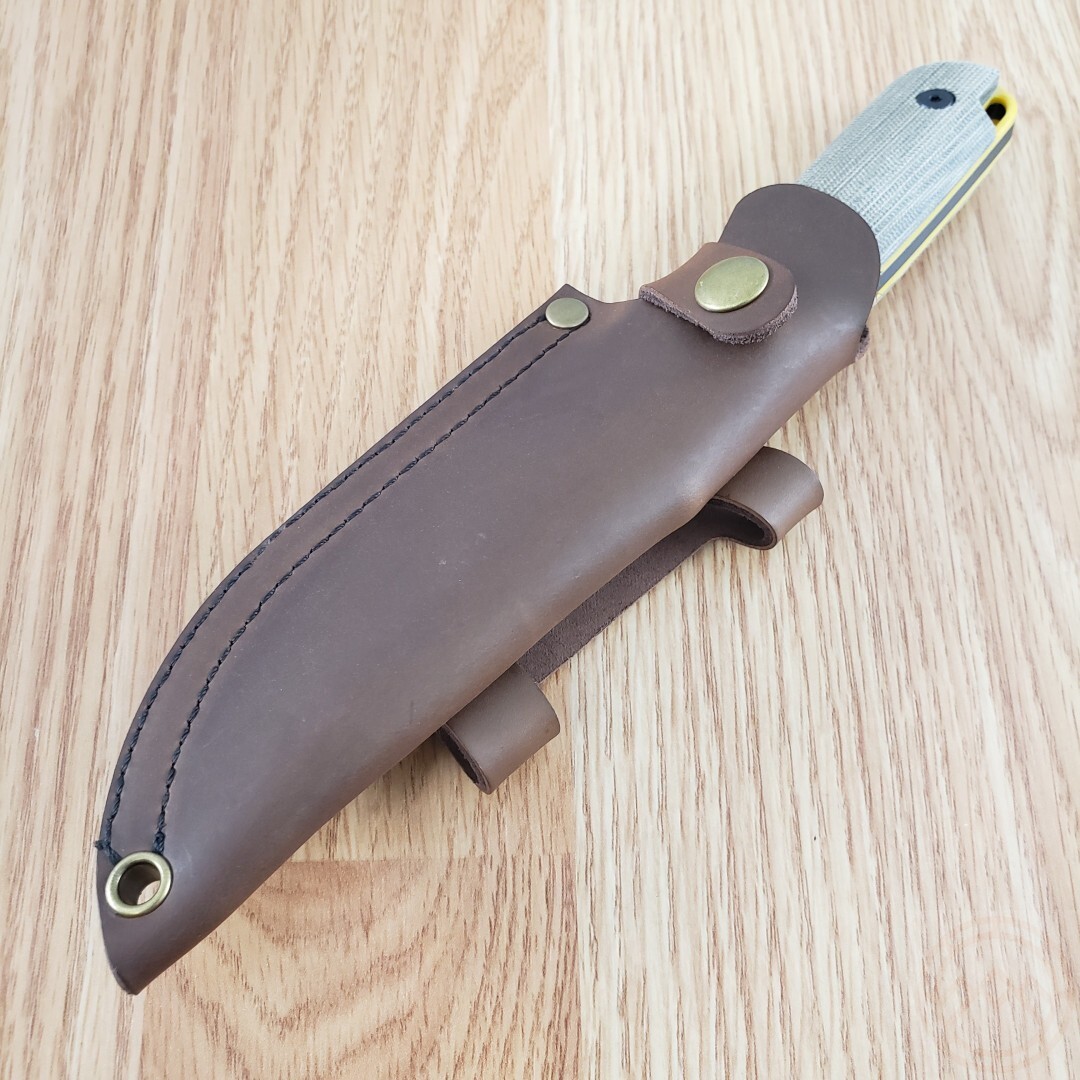 Oknife Fortitude 2 Fixed Knife 4″ Black CPM S35VN Steel Blade Micarta/G10 Handle