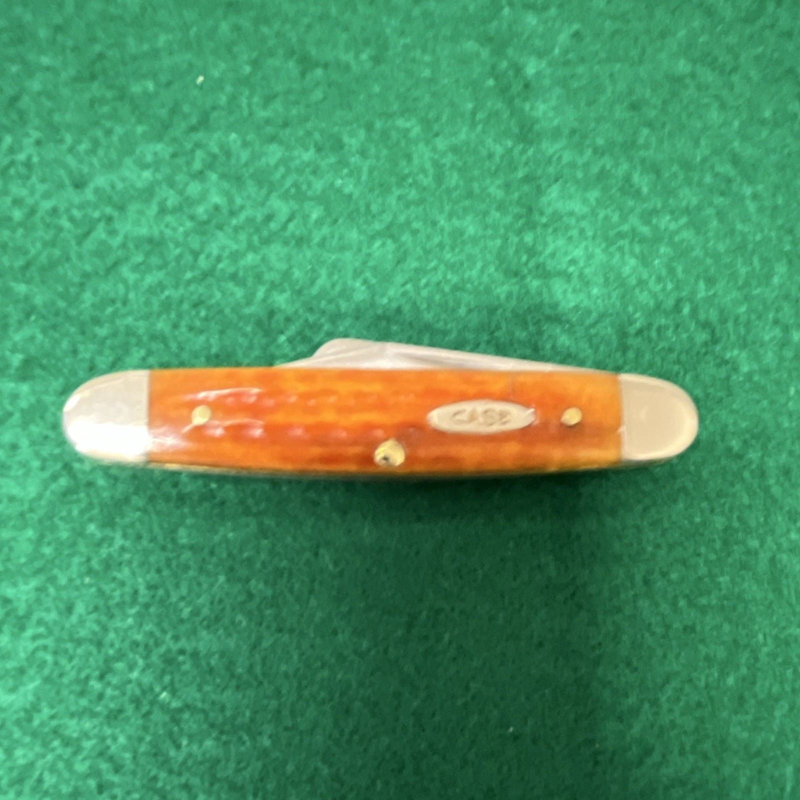 RARE CASE XX 63090 SS Harvest Orange 3 Blade great User