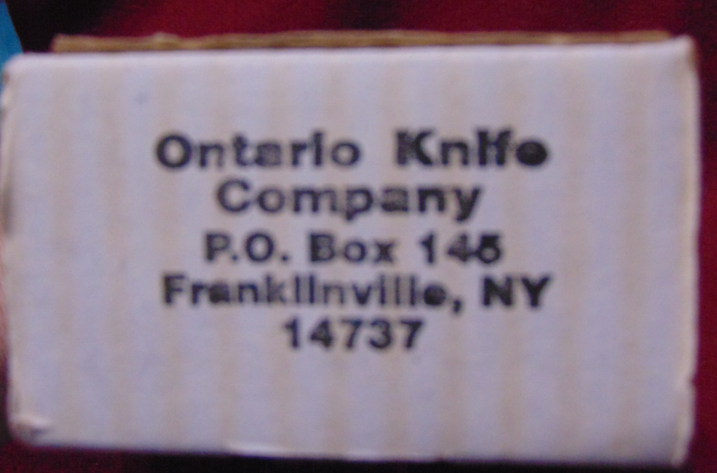 SPEC PLUS SP1-95 MARINE Knife w/ Original Sheath and Box! Ontario, USA NEW!