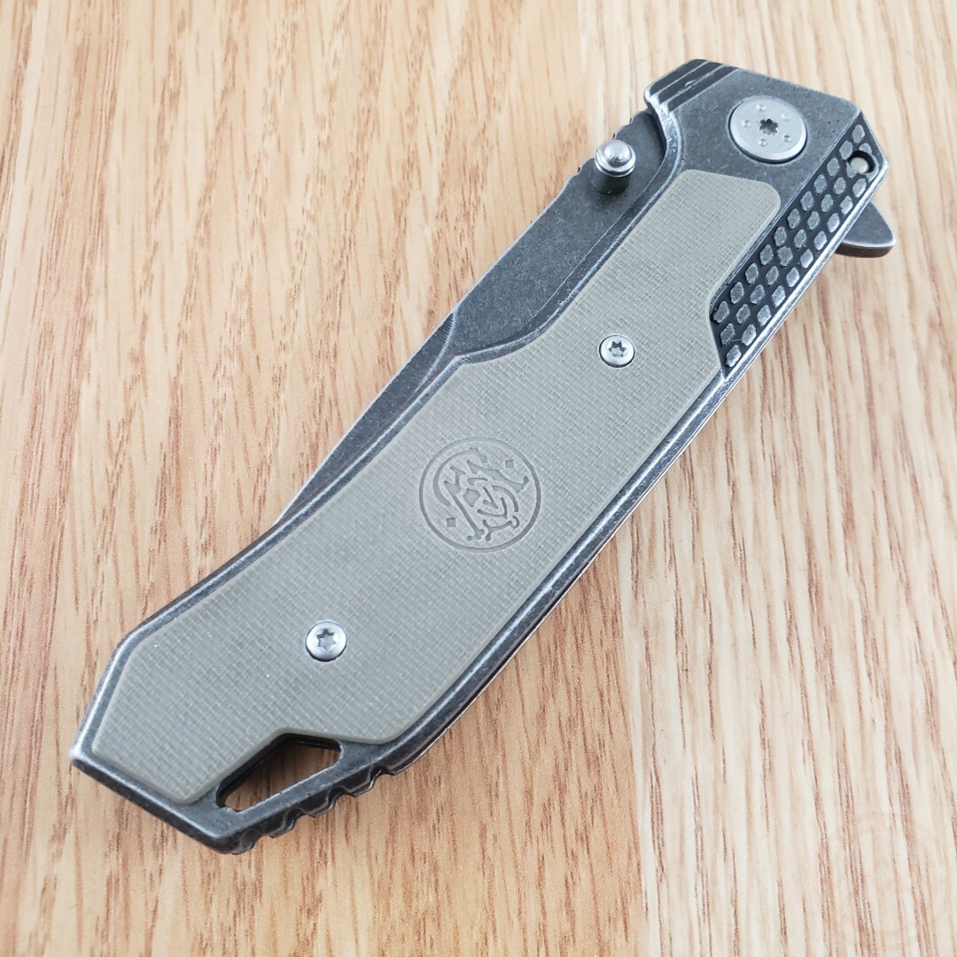 Smith & Wesson Framelock Folding Knife 3¾» Stainless Blade Stainless/G10 Handle