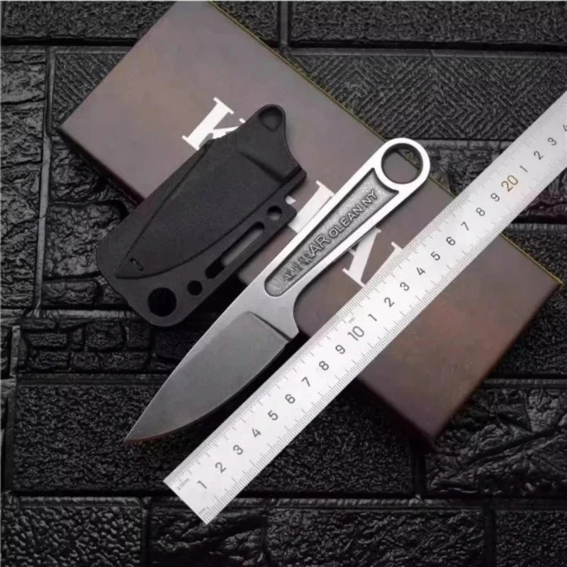 Ka-Bar Wrench Fixed Knife 3″ Blade 425 Carbon Steel One Piece. Free Shipping.