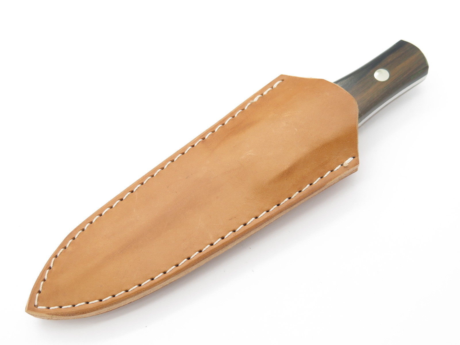 Custom USA Leather Fixed 4″ Blade Dagger Knife Boot Belt Clip Sheath