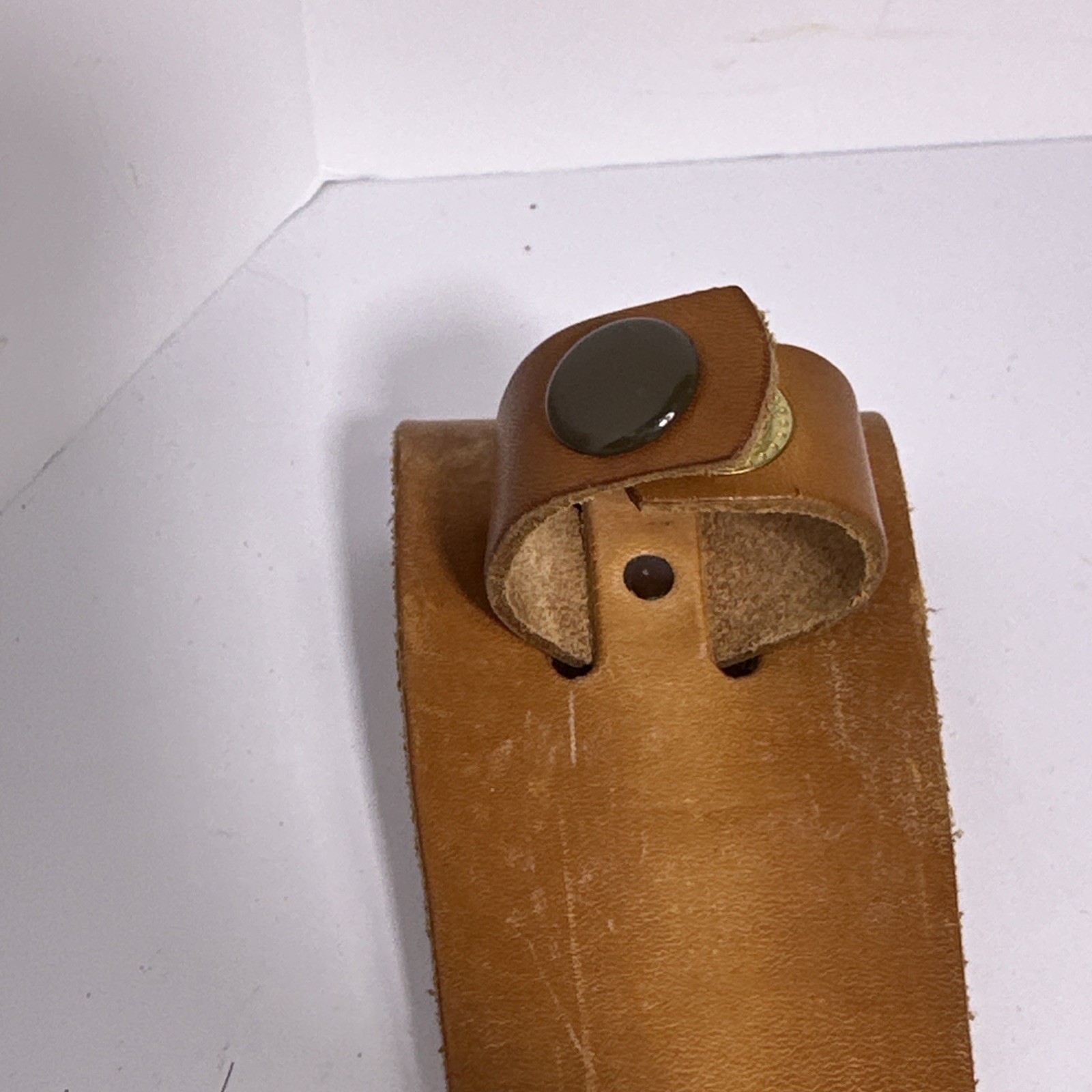 Ka-Bar USMC Fighting Utility Knife 1217 Olean NY 7” Blade Leather Sheath EXC