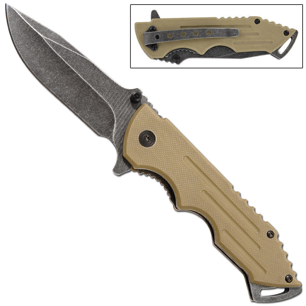 Outdoor TActical Survival Foldable Pocket Knife Threatcon Delta Camping Hunting