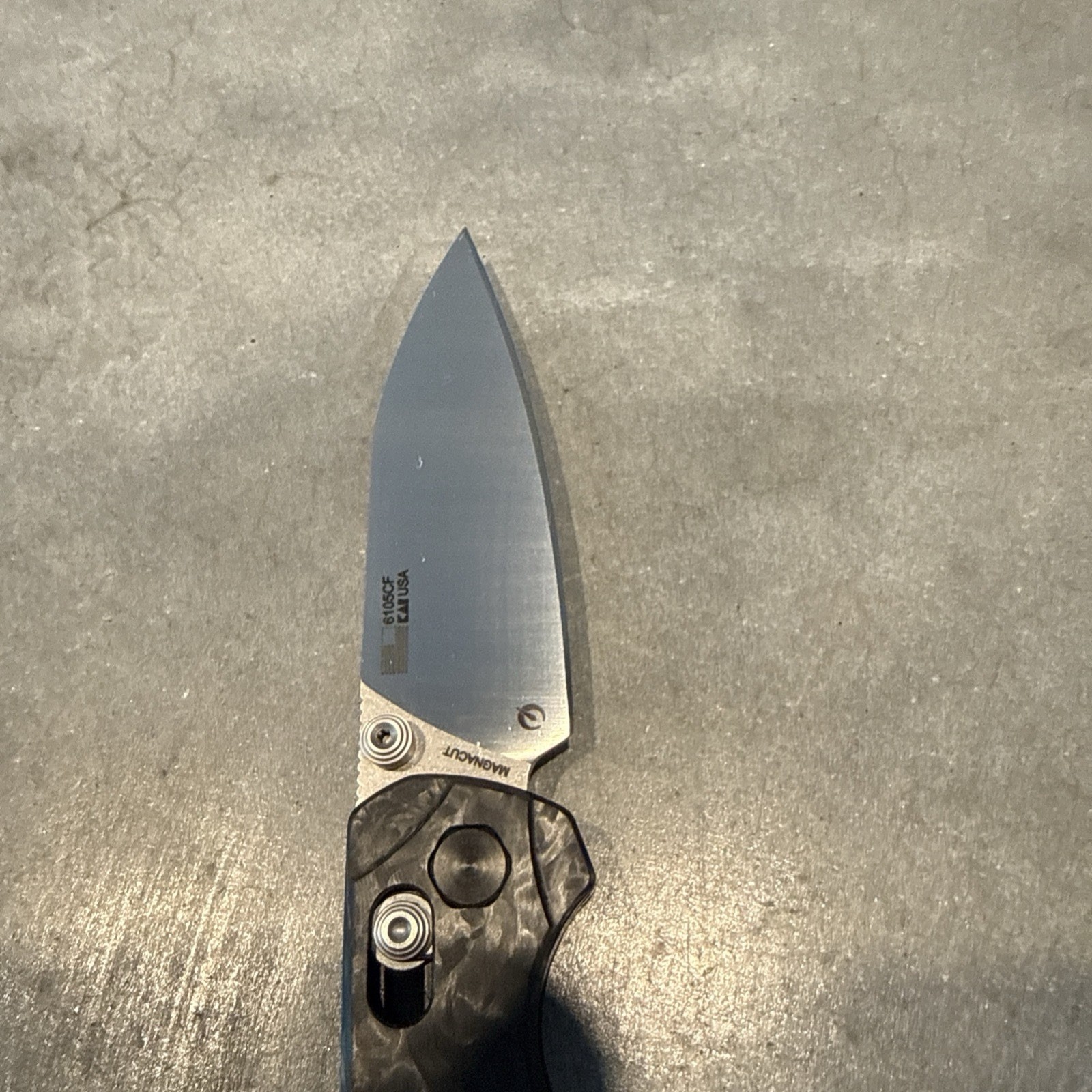 Kershaw Bel Air Carbon Fiber MAGNACUT Reverse Tanto 6105CF – BRAND NEW!!