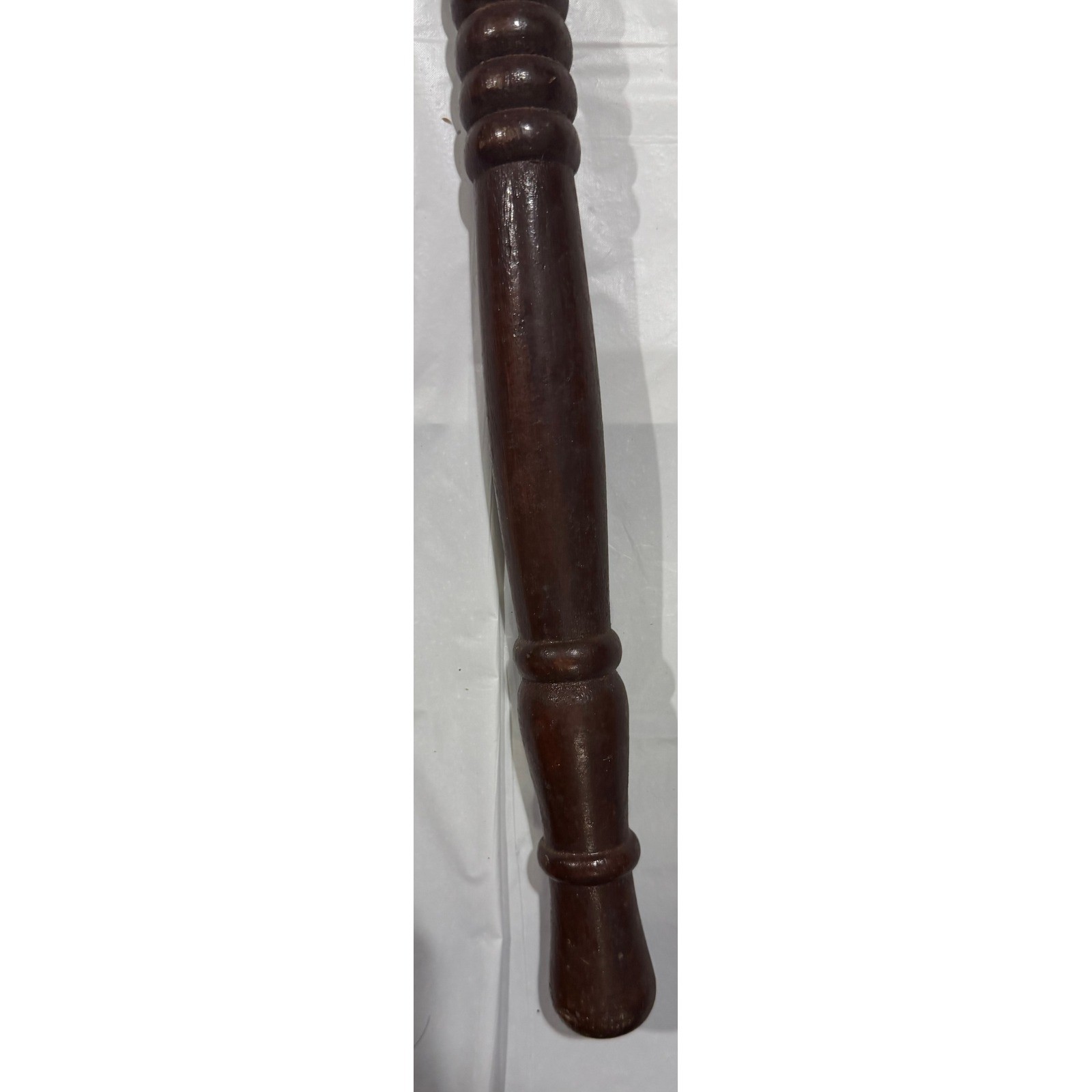 Vintage Pakistan Decorative Spear Wooden Shaft Crocodile Logo Stainless Blade