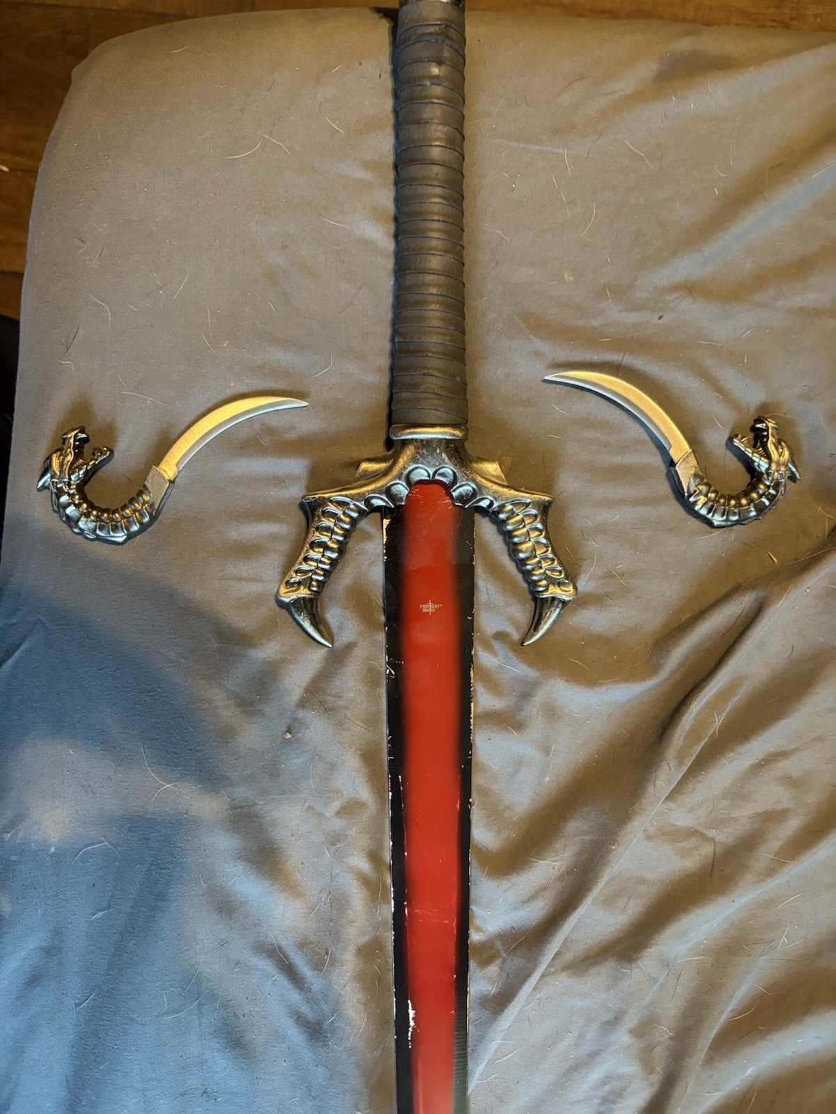 Medieval Dragon Broadsword Reproduction Stainless Steel Blade Leather Handle