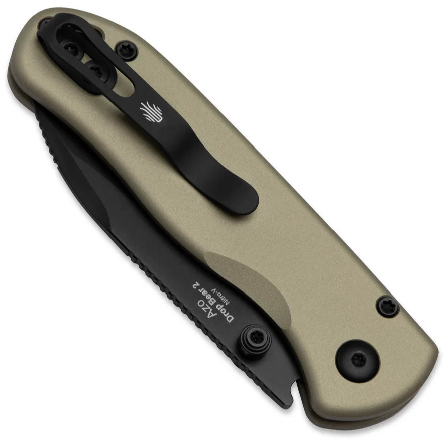 Kizer Cutlery Drop Bear 2 Folding Knife 3″ Nitro V Steel Blade Aluminum Handle
