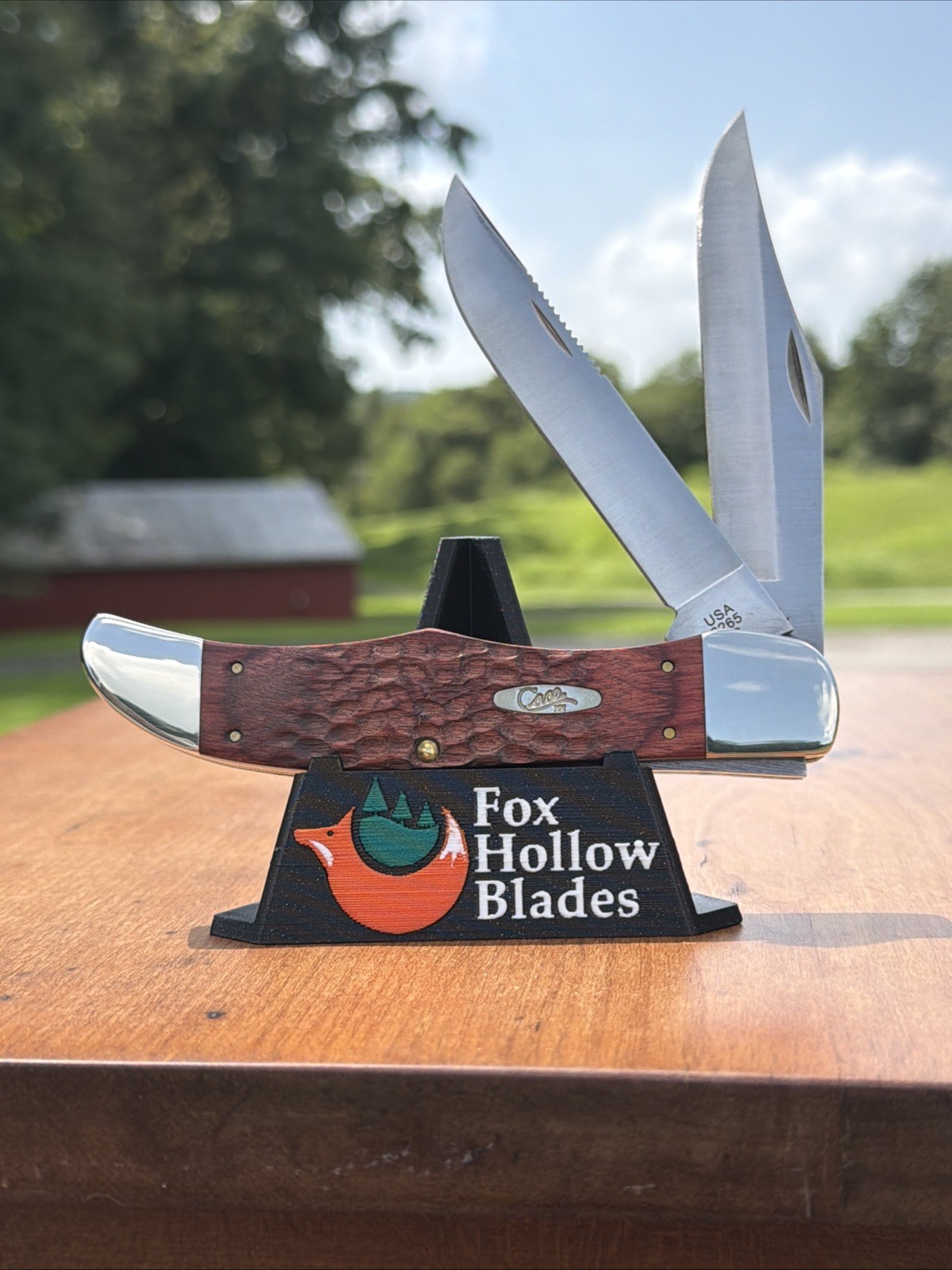 Case XX 2025 Rosewood Standard Jig 6265 SS Folding Hunter With Sheath