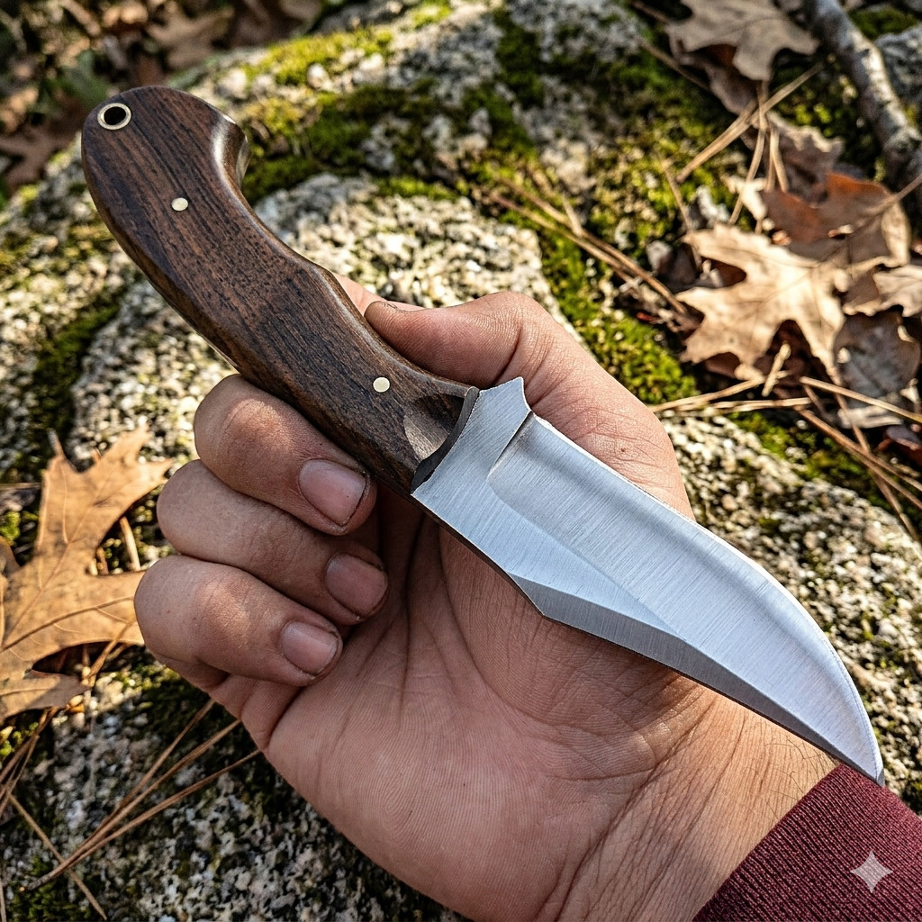 Survival Hunting Knife with Sheath 8in Fixed Blade Tactical Knife for Camping