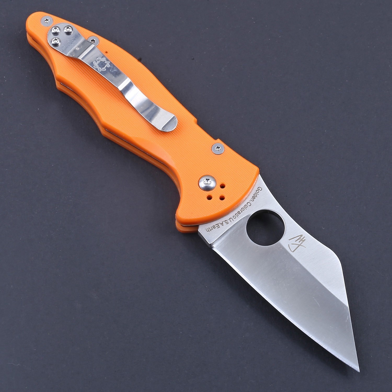 Micro Jimbo C85 Folding Pocket Knife Orange G10 Tactical Survival Outdoor Knives