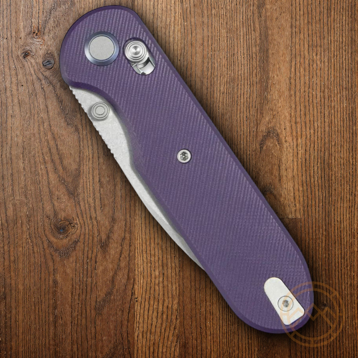 GEO Knife Ethereal Folding Knife 3″ Bohler M390 Steel Blade Purple G10 Handle