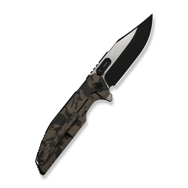 WE Knife Muster 1/210 23058-3 Desert Terrain Titanium M390 Stainless Steel