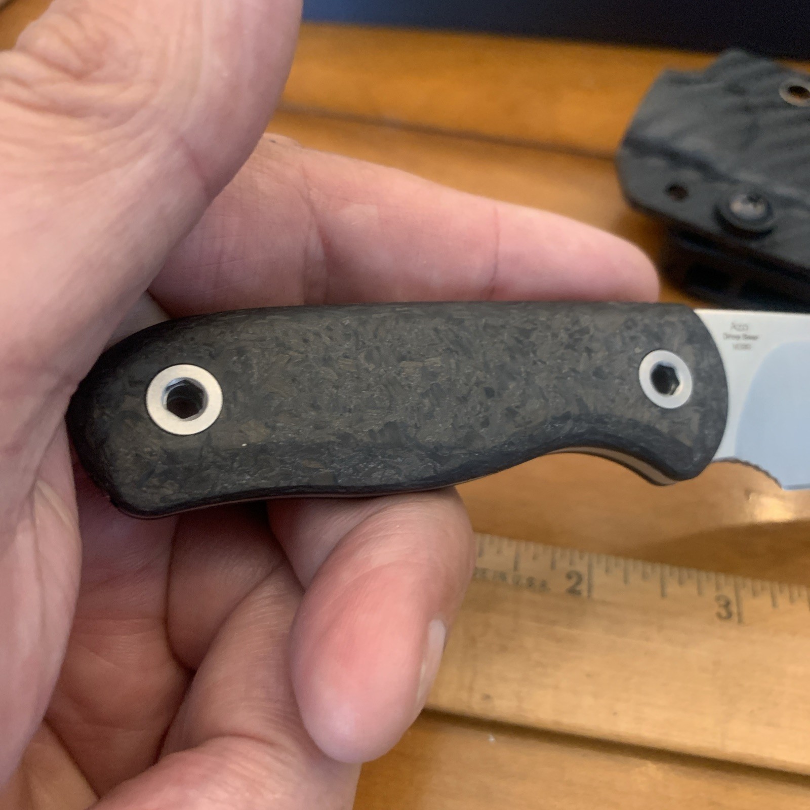 Kizer Drop Bear Azo Fixed Blade Carbon Fiber With Extra Tools