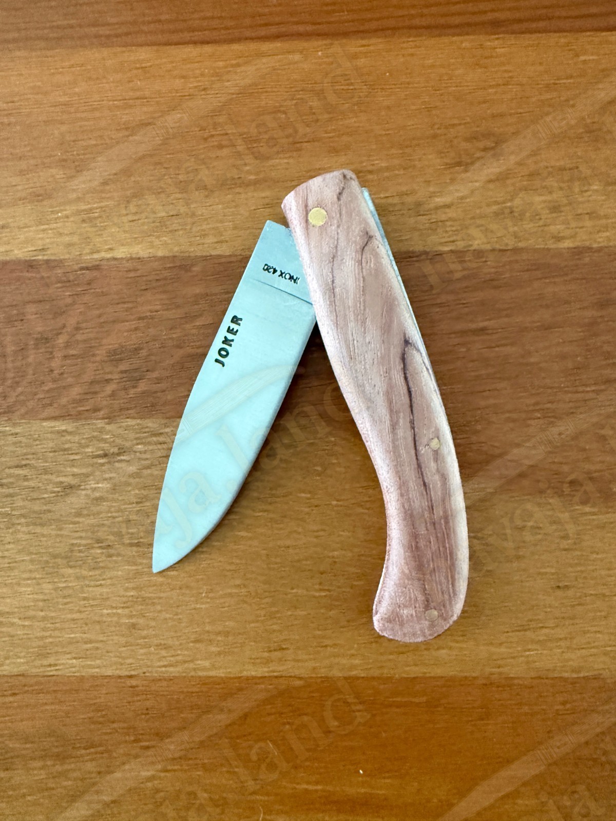 3.54” Joker Camping Folding Knife (Bubinga Wood Handle) 420 Steel – From Spain
