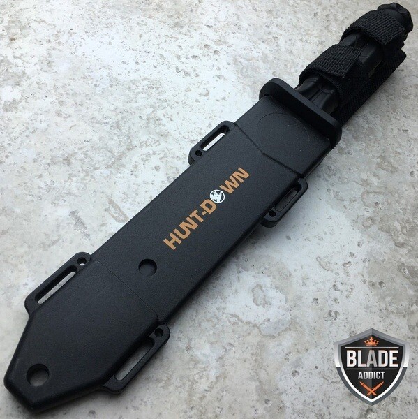 12″ Tactical Hunting FIxed Blade Bowie Survival Military Knife Dagger w/ Sheath