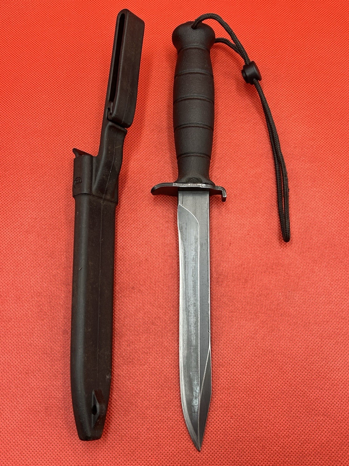 🔪GLOCK 78 1st Gen. Round Logo, 6″ Fixed Blade Commando Knife-& Sheath, Austria