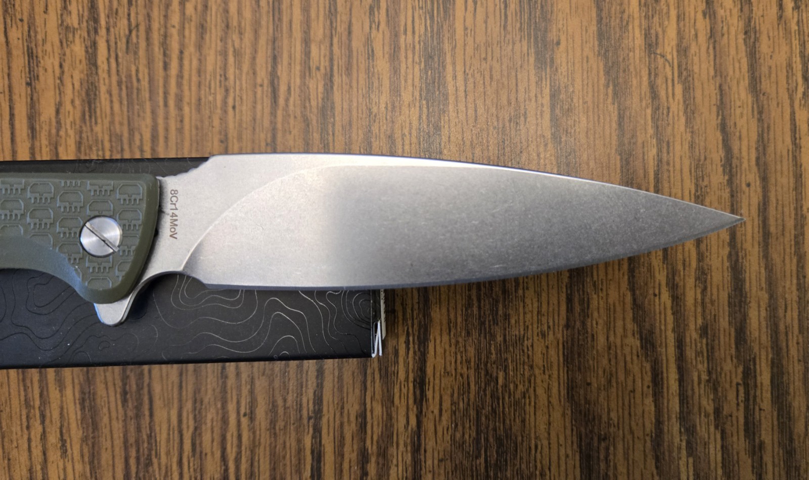 NEW IN BOX DAGGERR KNIVES DISCOVERY SERIES PERO OLIVE STONEWASHED