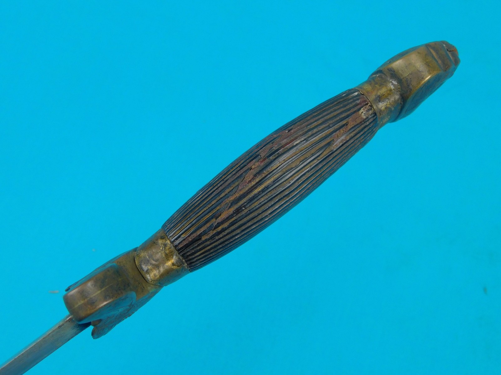 Antique Old 19 Century Chinese China Short Sword w/ Scabbard