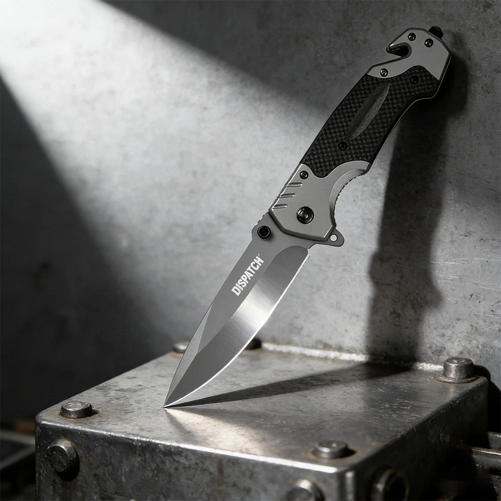 Tactical Knives Spring Opening Folding Pocket Knife with Clip Folding Knives
