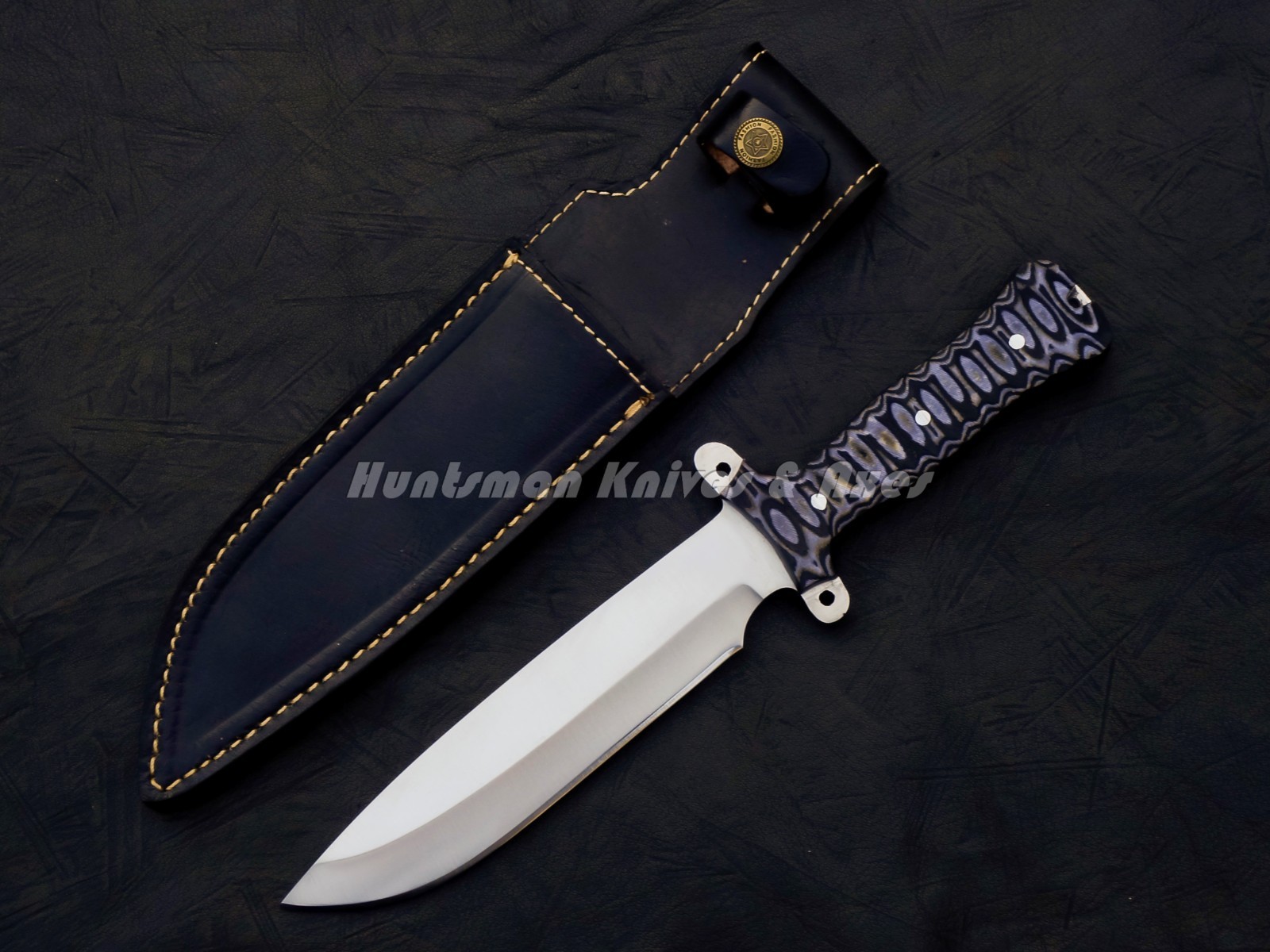 Custom Hand Forged 5160 Spring Steel Daryl Dixon knife REPLICA w/ Micarta Handle