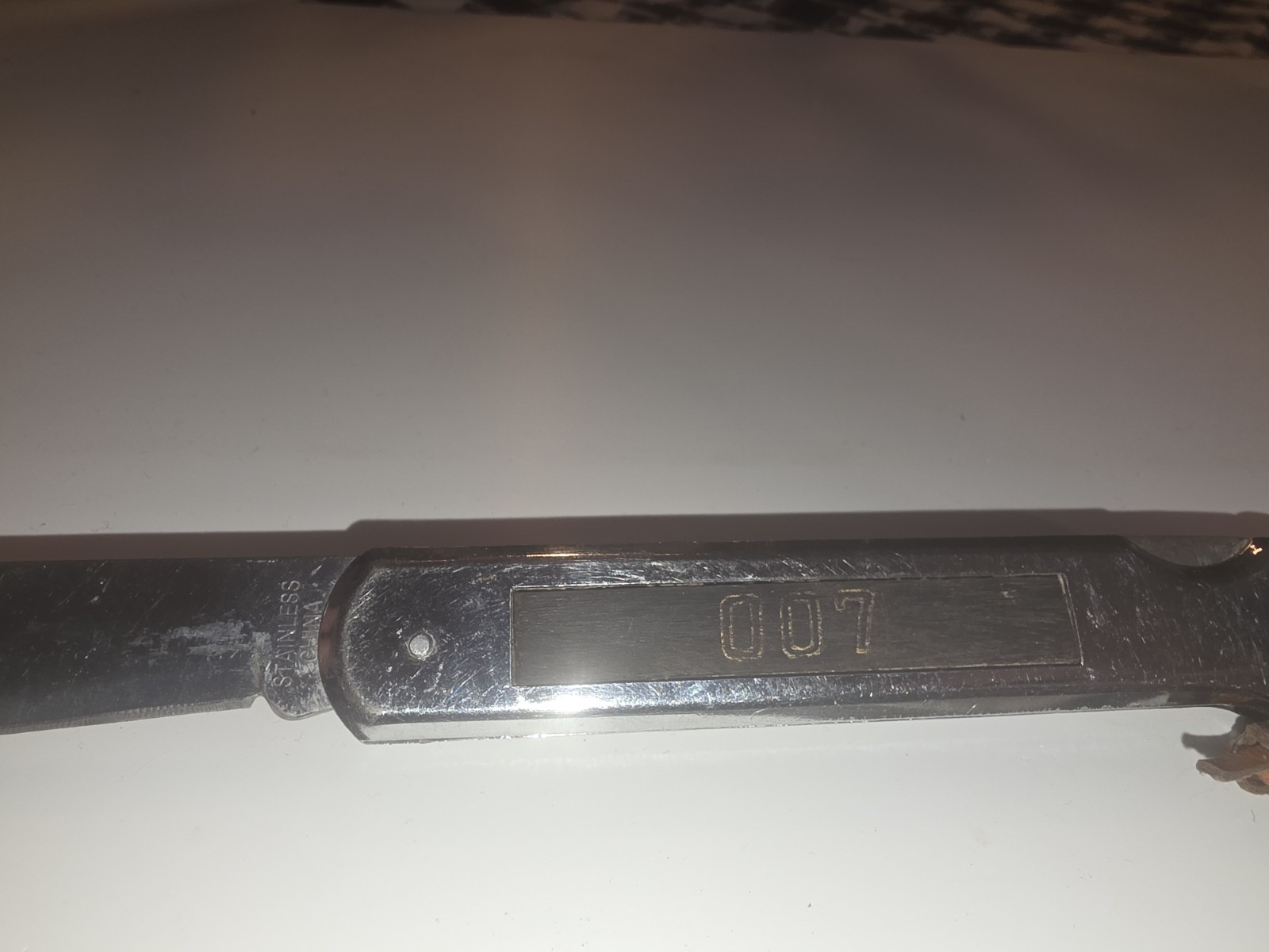 Vintage 1970’s 007 Folding Pocket Knife – Stainless – China