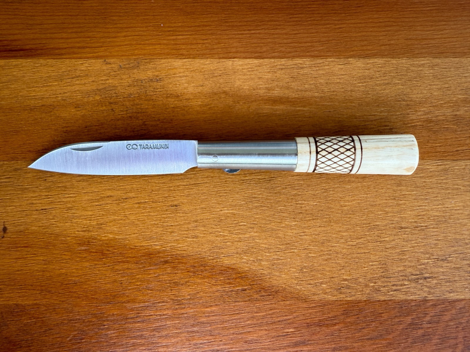 3.1″ CQ Taramundi Pocket Knife Ash Tree Wood Handle Made in Spain – US Seller
