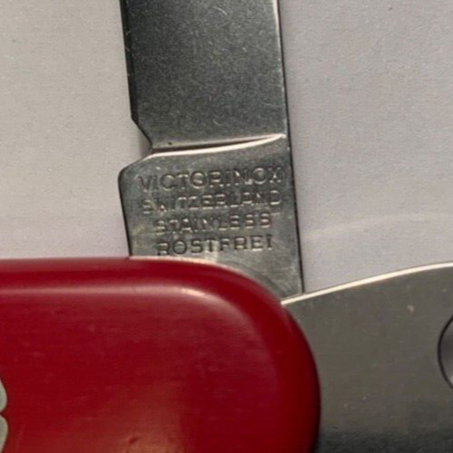 Vintage Victorinox Knife with double Clip Point Blades *NONE ON EBAY LIKE THIS*