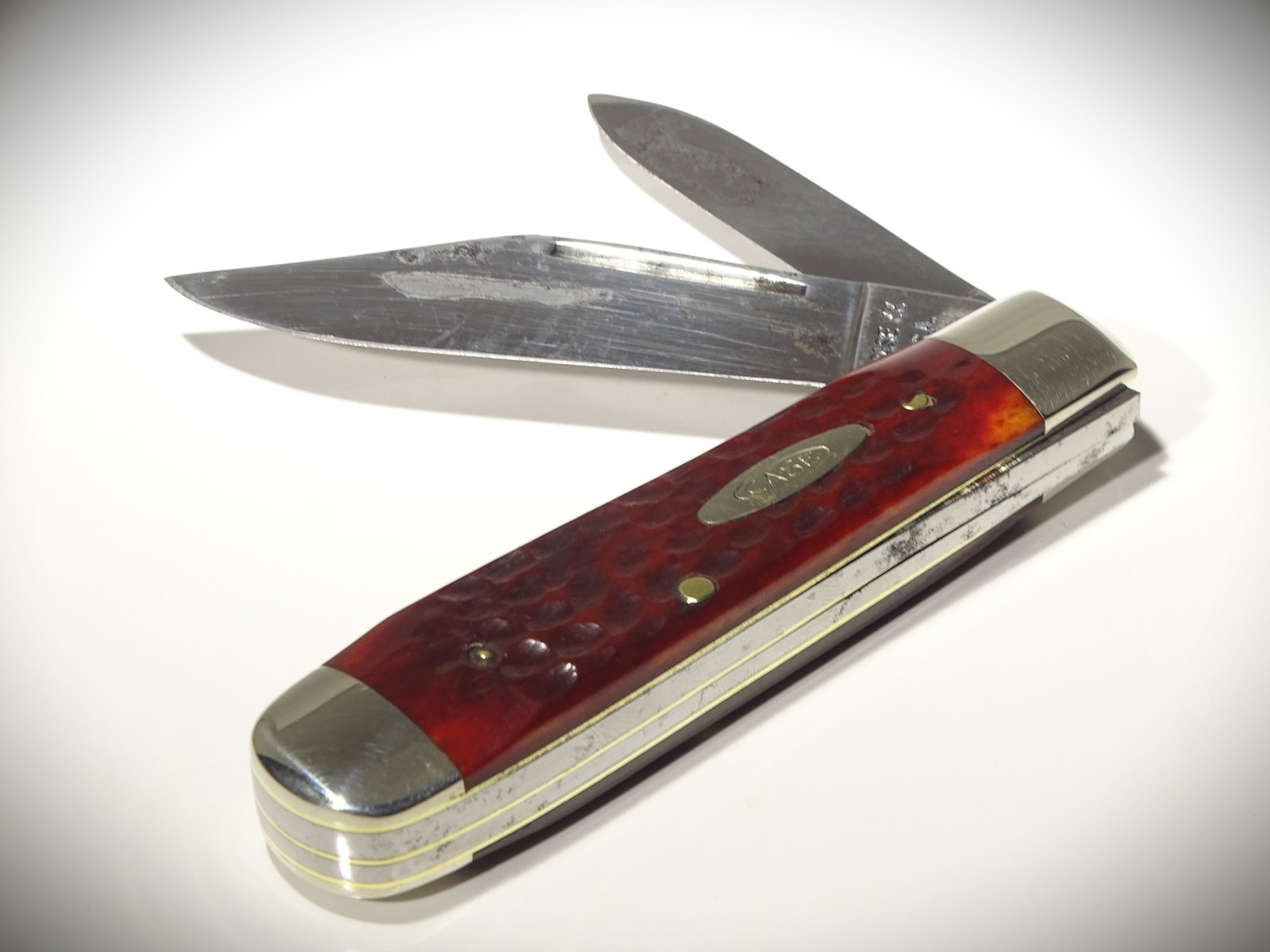 💥1974 Case XX 6231 1/2 ~ Tear Drop Jack ~ Beautiful Red Bone ~ Never Sharpened~