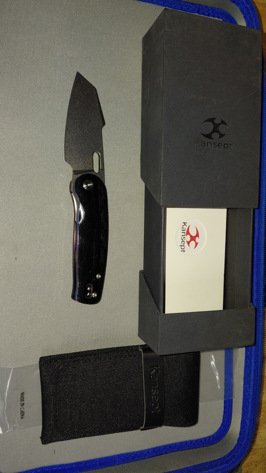 Kansept Orlok Nested Folding Knife 3″ CPM S35VN Steel Blade Titanium Handle