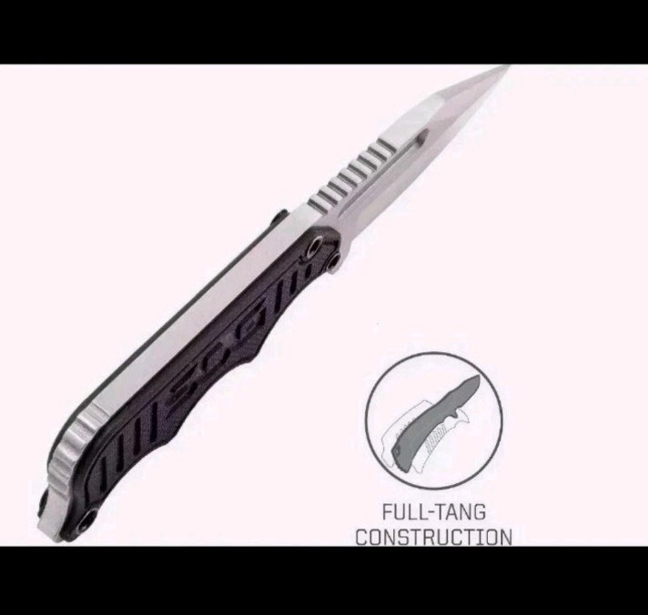 SOG Instinct Mini Fixed Blade Knife G10 Full Tang Neck Knife Sheath EDC Tactical