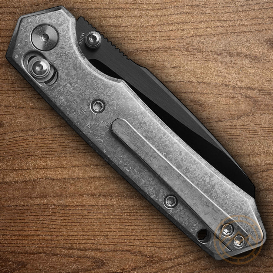 Miguron Knives Vatso Folding Knife 3″ Bohler M390 Steel Blade Titanium Handle