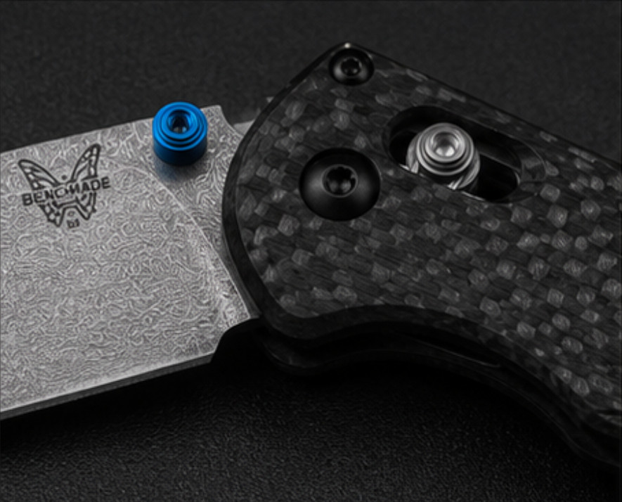 Carbon Fiber Handle Axis Lock Damascus steel Blade Tactical Pocket Knife 2026