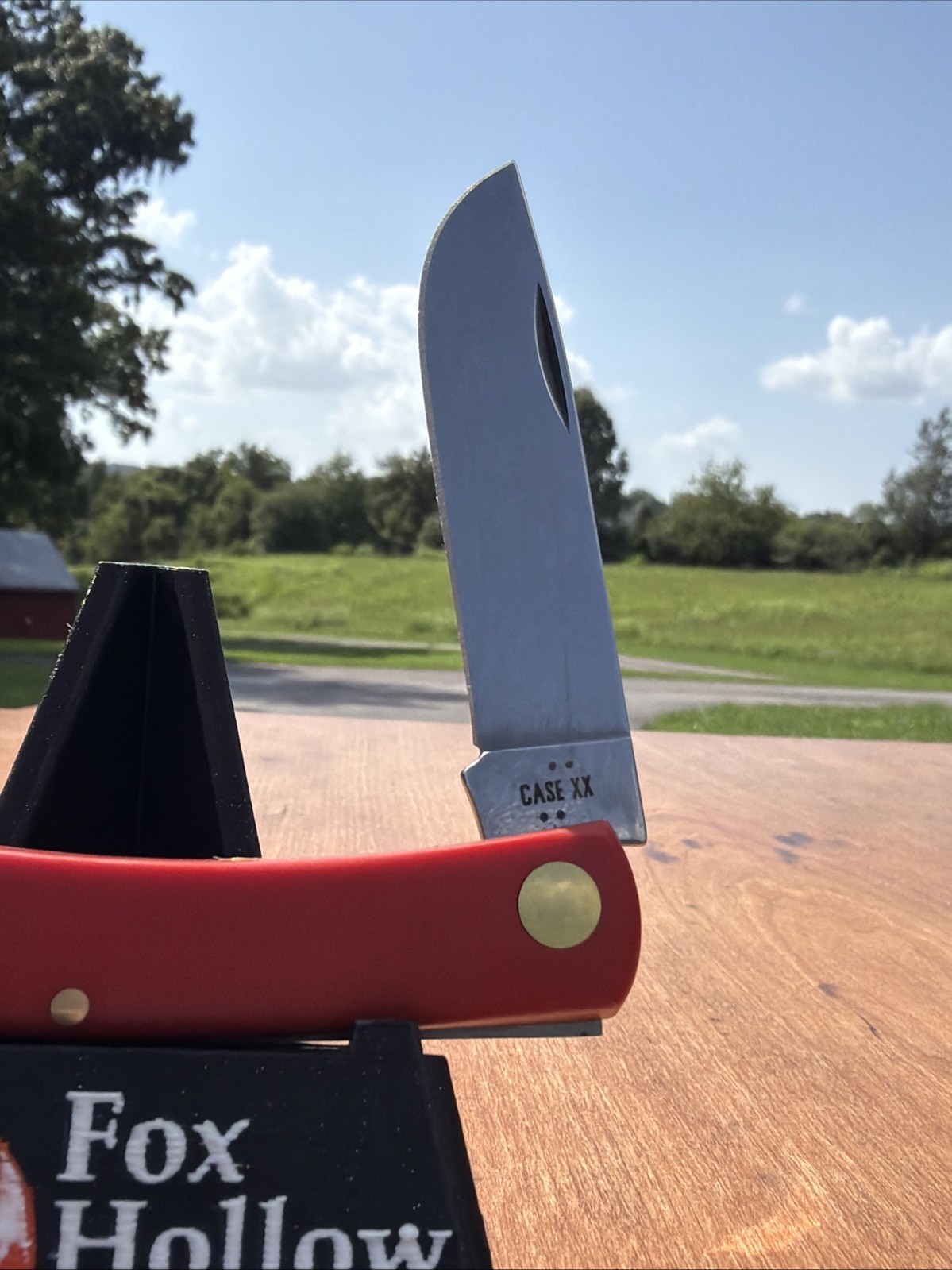 Case XX 2026 American Workman 4137 Carbon Steel Red Sod Buster Jr. Knife