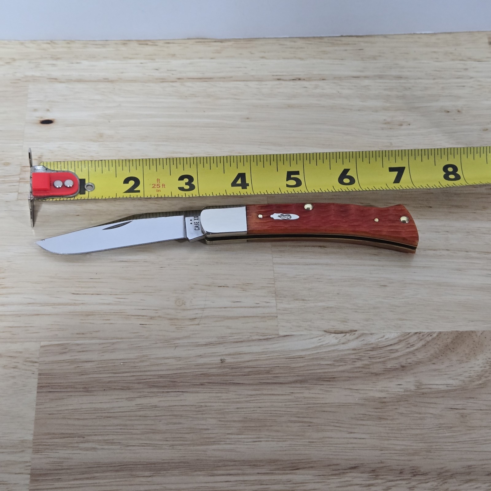 2026 Case XX BR61135 SS Knife Tequilla Sunrise Bone Crandall Jig Axe Handle