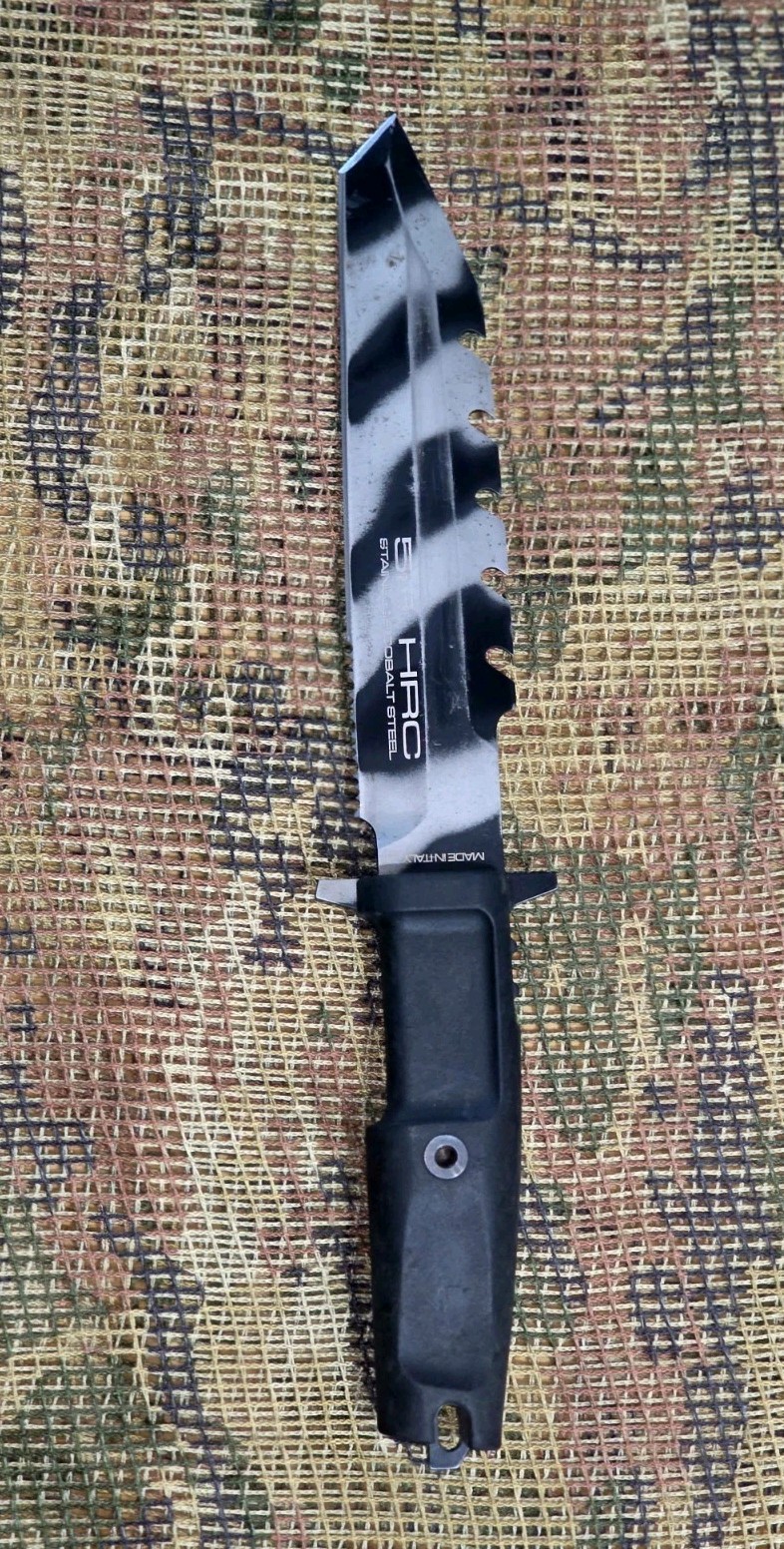 Extrema Ratio Golem F Combat Knife – USMC Infantry GWOT – Tiger Camo RARE