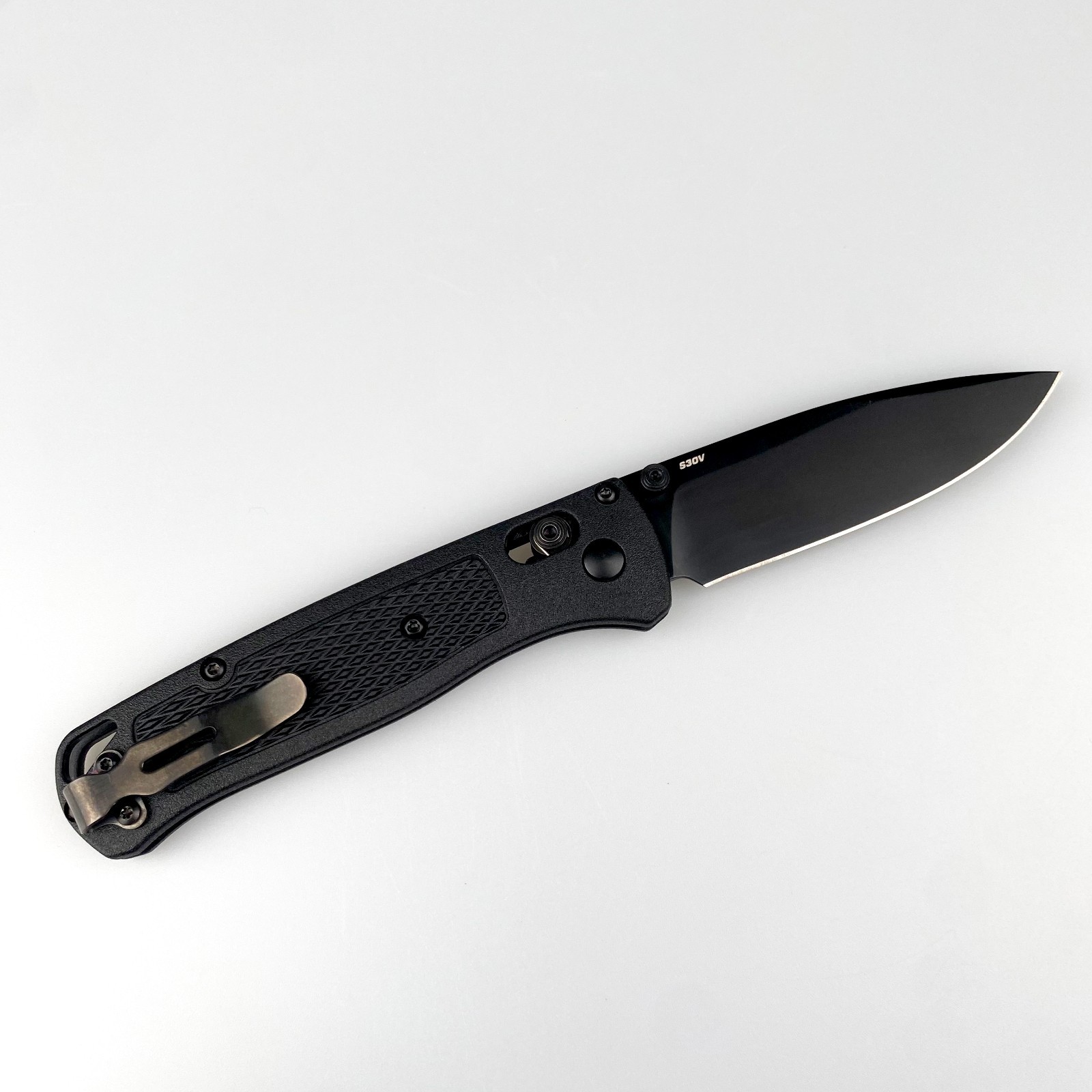 Benchmade 535BK-2 Bugout Knife Black CF-Elite Handle S30V Folding Knife