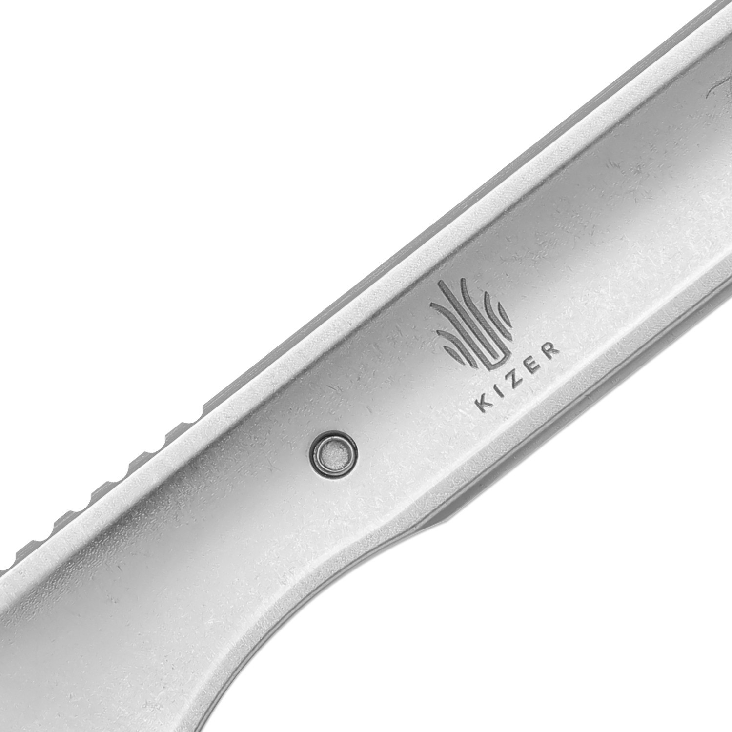 Kizer Cannoli Keychain Fixed Knife AUS-10 Blade Micarta Handle + Sheath 1089A1