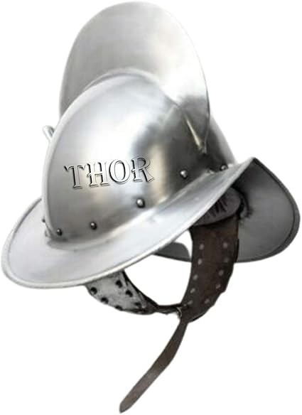 Spanish Comb Morion Boat Medieval Helmet 18 Gauge Steel Rustic Vintage Home